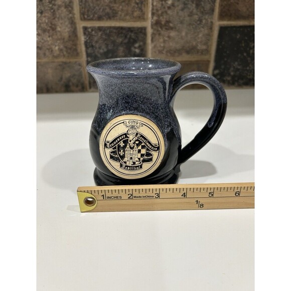 Tennessee Renaissance Festival Draft Mug Stein Cup TN Grayfox Pottery - Picture 6 of 6